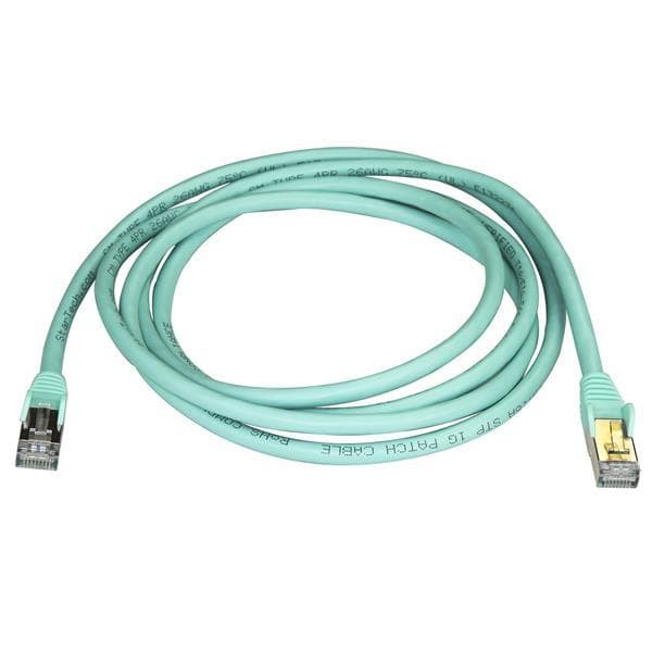 StarTech.com 2.0mCat6a Ethernet-kaapeli - suojattu (STP) - Cat6a verkkokaapeli - Cat6a liitäntäjohto - Cat 6a - turkoosi - liitäntäjohto - RJ-45 (M) -