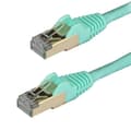 Pikkukuva 1 / 3: StarTech.com 2.0mCat6a Ethernet-kaapeli - suojattu (STP) - Cat6a verkkokaapeli - Cat6a liitäntäjohto - Cat 6a - turkoosi - liitäntäjohto - RJ-45 (M) -