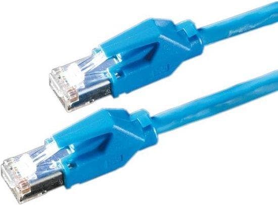 Datwyler - Patch-kabel - RJ-45 (M) til RJ-45 (M) - 50 cm - SSTP-kabel - CAT 6 - halogenfri - blå