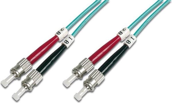 LWL Multimode OM 3 Patch Cable, ST / ST