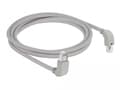 Miniatyrbillede 4 af 4: DeLOCK S/FTP CAT6a 10 Gigabit netværkskabel vinklet / vinklet / grå - LSZH - 2 meter