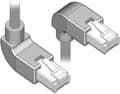 Miniatyrbillede 2 af 4: DeLOCK S/FTP CAT6a 10 Gigabit netværkskabel vinklet / vinklet / grå - LSZH - 2 meter
