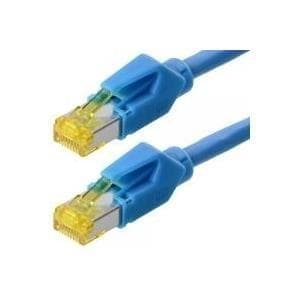 Tecline S/FTP Cat6A - 2m - RJ-45 - RJ-45 - Han/Han - Cat6a - S/FTP (S-STP) - Blå (78002B)