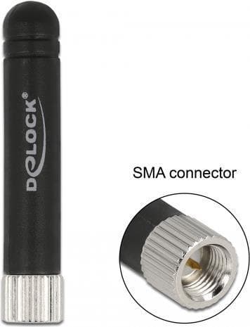 Delock - Antenne - stang - radio - -0,5 dBi - ikke-retningsbestemt - indvendig (12712)