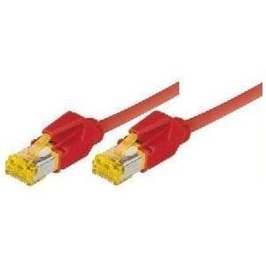 Patch-kaapeli S/FTP, PiMF, Cat 6a, punainen, 5,0 m, 10 Gigabit/s, halogeeniton, Draka-kaapelilla ja Hirose-liittimillä TM31 (aiempi nimitys S/STP) (72