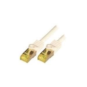 M-CAB RAW - Netværkskabel - RJ-45 (M) - RJ-45 (M) - 5,0m - SFTP, PiMF -Cat.7 råkabel - presset, glat, halogenfri - hvid (3788)