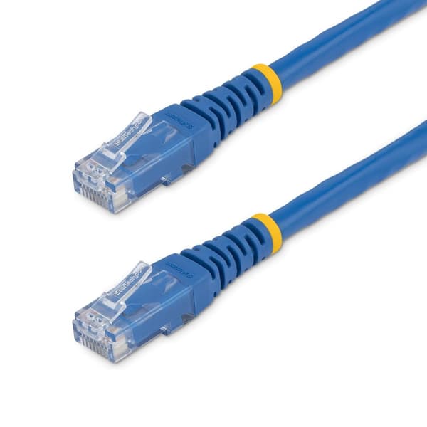 StarTech.com 6 jalkaa Cat 6 sininen valettu RJ45 UTP Gigabit Cat6 verkkokaapeli 6 jalkaa liitäntäjohto