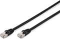 Miniatyrbillede 1 af 2: Digitus 10m Cat.6 S/FTP 10m Cat6 S/FTP (S-STP) Sort