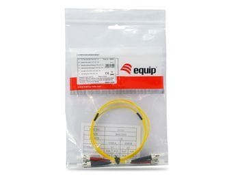 Udstyr 252232 Fiberoptisk kabel 2 m OS2 ST Gul