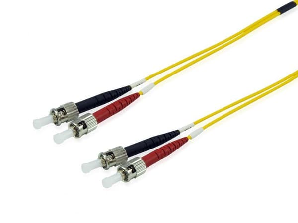 Udstyr 252232 Fiberoptisk kabel 2 m OS2 ST Gul