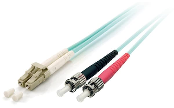 Udstyr 255219 Fiberoptisk kabel 0,5 m OM3 LC ST Turkis