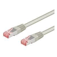 Wentronic-kytkentäkaapeli - RJ-45 (M) - RJ-45 (M) - 10,0 m - SSTP (luokka 6) - harmaa (50891)