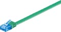 Pikkukuva 1 / 3: Wentronic CAT6A verkkokaapeli - RJ45 - Vihreä - 0,5 m