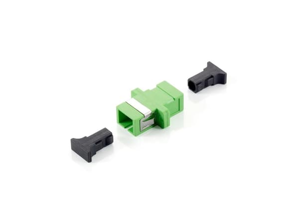 Udstyr 156144 fiberoptisk adapter SC/APC Grøn 12 stk.