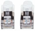 Miniatyrbild 3 av 4: Intellinet 741392 nätverkskabel med Raw Cat7 S/FTP Cat6a-kontakt 100 % koppar LS0H 3m Vit