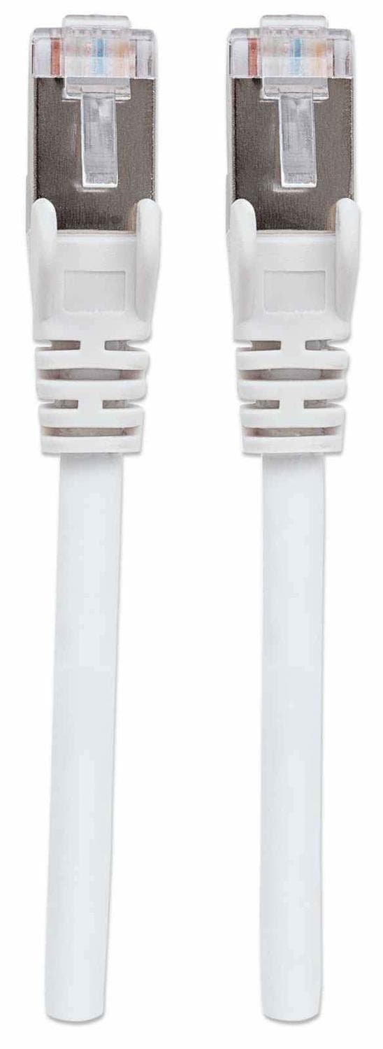 Intellinet 741392 nätverkskabel med Raw Cat7 S/FTP Cat6a-kontakt 100 % koppar LS0H 3m Vit