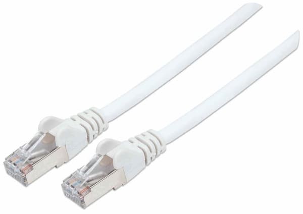 Intellinet 741392 verkkokaapeli Raw Cat7 S/FTP Cat6a liittimellä 100% kupari LS0H 3m valkoinen