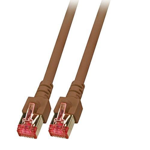 EFB electronics k5517.5 5 m Cat. 6 S/FTP S/STP) Ruskea kaapeli