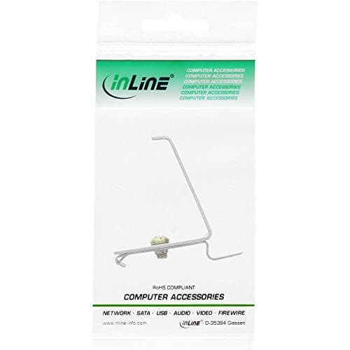 InLine 76203A Keystone SNAP-In metallimoduulin pidike, 1-kertainen DIN-kiskoon