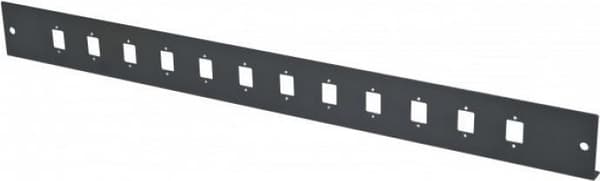 FO frontpanel outrustad för FO skarvbox, 12 x LC duplex (395417)