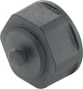 Miniatyrbillede 1 af 6: Telegärtner H80030A0004 STX V1 støvhætte til flanger variant 1 Sort 1 stk.