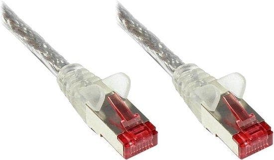 Gode forbindelser Alcasa GODE FORBINDELSER - patchkabel - RJ-45 (M) - RJ-45 (M) - 7 m - S-STP/PiMF - (kategori 6) - gennemsigtig (8060-070T)