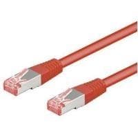 Wentronic goobay - Verkkokaapeli - RJ-45 (M) - RJ-45 (M) - 1,5 m - SFTP, PiMF - CAT 6 - valettu, ilman koukkua - punainen (95571)