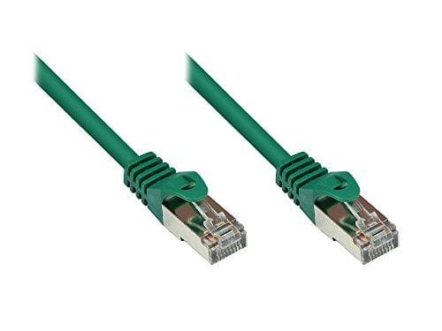 Patchkabel, kat. 5e, SF/UTP, grøn, 7,5m, Good Connections®