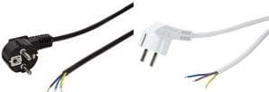 Logilink - Strømkabel - CEE 7/7 (M) til uden stik - AC 250 V - 1,5 m - Sort (CP135)