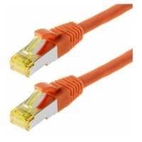 Herweck Helos - Patch-ledning - RJ-45 (M) - RJ-45 (M) - 7,5 m - SFTP-kabel (PIMF) - CAT 6a - Orange (118191)