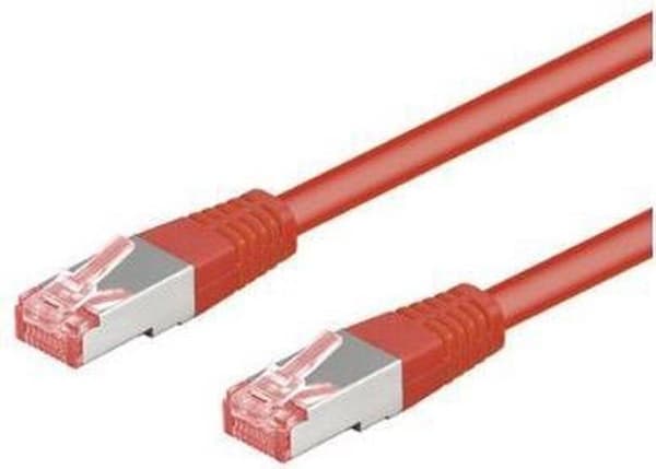 Wentronic 95487 - Cat 6 UTP kabel - RJ45 - 10 m - Rød
