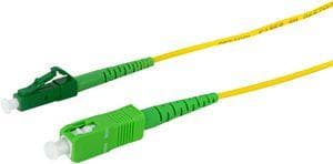 LogiLink valokuitukaapeli, SC simplex - LC simplex, OS2, 5,0 m SC simplex -pistoke - LC simplex -liitin, kuitu: G657.A2, - 1 kpl (FPSLS05)