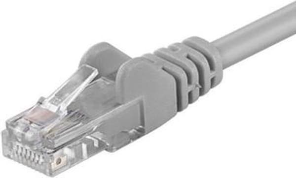 Wentronic 68357 - Cat 5 UTP kabel - RJ45 - 2 m - Grå