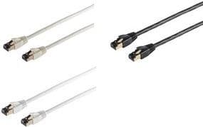 shiverpeaks BASIC-S patch-kaapeli, Cat. 8, F/FTP, 0,25 m, valkoinen RJ45 pistoke - RJ45 pistoke (8P8C), tehtävä: EIA/TIA 568B, - 1 kpl (BS08-41006)