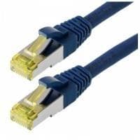 Herweck Helos - Patch-kabel - RJ-45 (M) - RJ-45 (M) - 3,0 m - SFTP-kabel (PIMF) - CAT 6a - Blå (118080)
