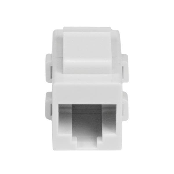 StarTech.com White Cat 6 RJ45 Keystone Jack netværkskobling F/F