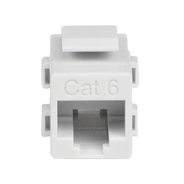 StarTech.com White Cat 6 RJ45 Keystone Jack netværkskobling F/F