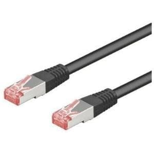 Wentronic Goobay CAT 6 patchkabel, S/FTP (PiMF), sort, 5 m - CCA blandet kobber (95518)