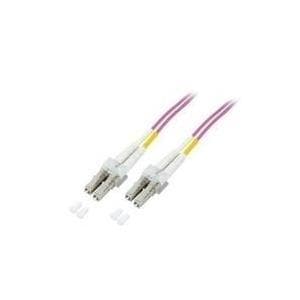 M-CAB - Patch-kaapeli - LC Multi-Mode (M) - LC Multi-Mode (M) - 1,0 m - valokuitu - 50/125 mikronia - OM4 - halogeeniton - violetti (7003401)