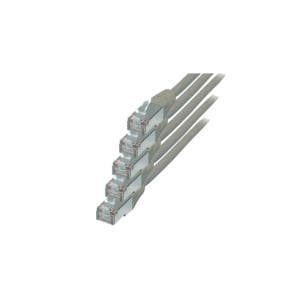 S-Conn Cat.6 S/FTP 0,25 m - RJ-45 - RJ-45 - Hane/Hane - Guld - Cat6 - S/FTP (S-STP) (75711-H0.25-SET5)