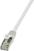 Miniatyrbillede 1 af 3: LogiLink CP1102D RJ45 Netværkskabel, patchkabel CAT 5e SF/UTP 15,00 m Grå 1 stk.