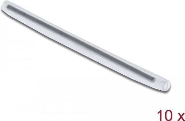 DeLOCK - lämpökutistumissuoja - 6 cm - läpinäkyvä (10 kappaleen pakkaus) (86839)