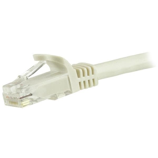 StarTech.com 1,5 m CAT6-kabel - Hvid Patch-ledning - Snagless - ETL-verificeret - Patch-ledning - RJ-45 (M) til RJ-45 (M) - 1,5 m - UTP - CAT 6 - uden