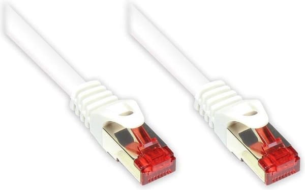 Alcasa 7,5 m Cat6 S/FTP verkkokaapeli 7,5 m S/FTP (S-STP) Valkoinen
