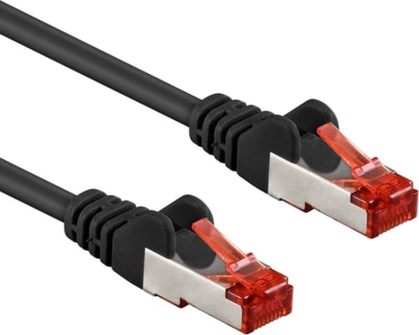 Goobay S/FTP netværkskabel sort - CAT6 / LSZH - 7,5 meter