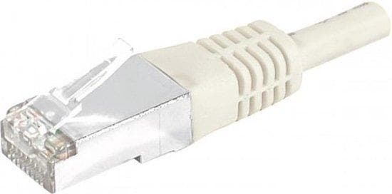 Patch-kaapeli S/FTP (PIMF), CAT.6A EIA/TIA, luokka EA, harmaa, 1,5 m patch-kaapeli erityisen kapealla taittumissuojalla (857715)