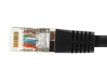 Varusta 605697 verkkokaapeli 0,5 m Cat6a S/FTP (S-STP) Musta