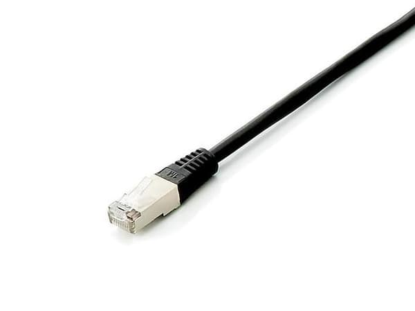 Varusta 605697 verkkokaapeli 0,5 m Cat6a S/FTP (S-STP) Musta