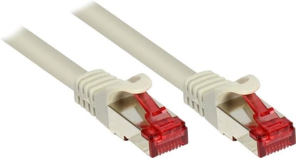 Alcasa RJ45-RJ45, mm, 2 m netværkskabel Cat6 S/FTP (S-STP) Grå