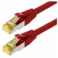 Herweck Helos - Patchkabel - RJ-45 (M) - RJ-45 (M) - 2,0 m - SFTP-kabel (PIMF) - CAT 6a - Röd (118091)